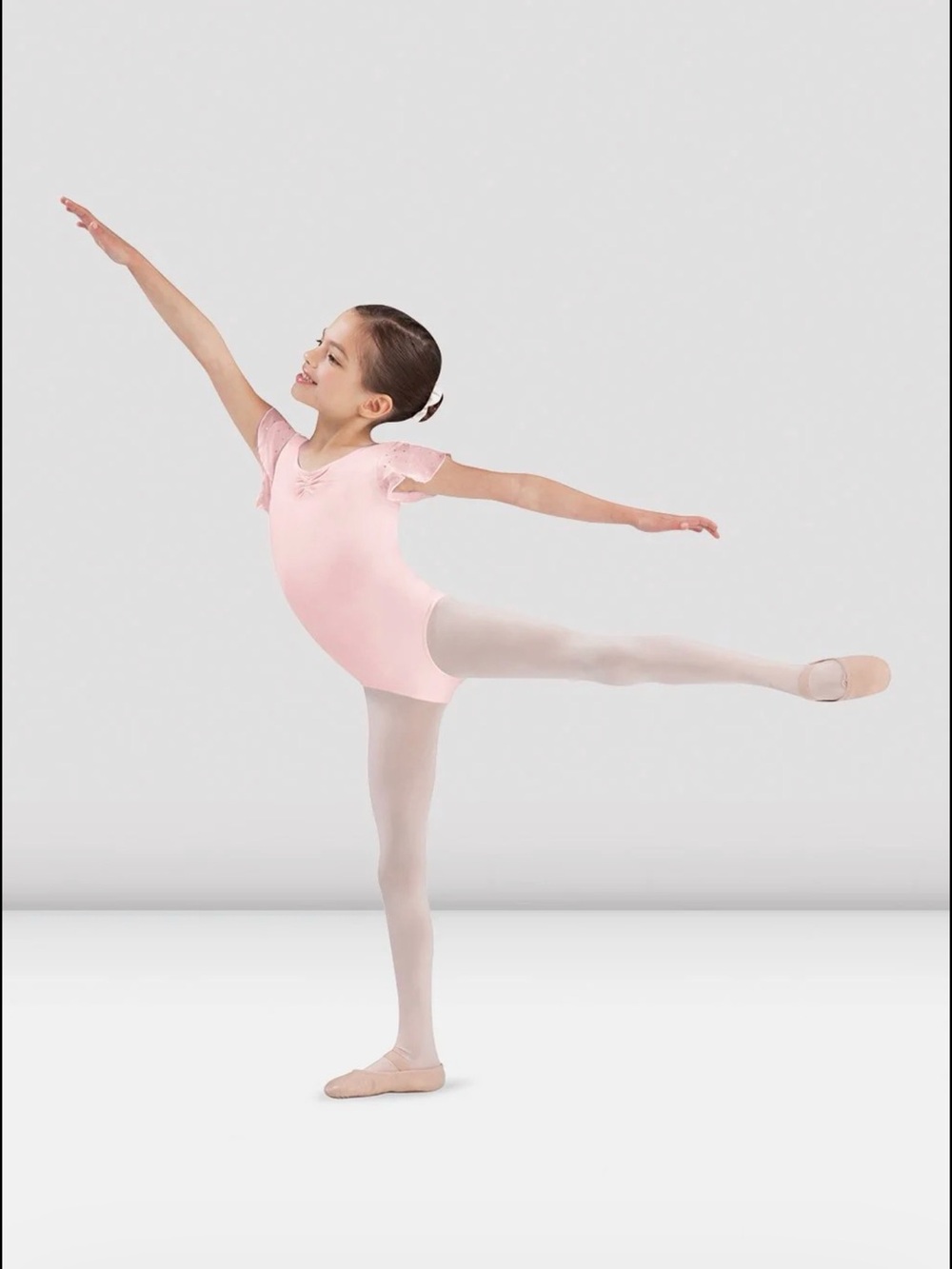 Bloch Girls Georgette Sequin Leotard and Dance Camisole
